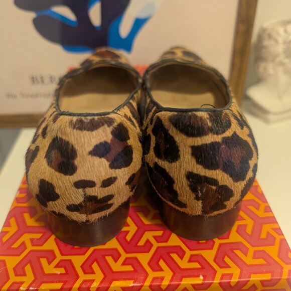 Diane Von Furstenberg Leopard Pony Hair Loafers Size 6.5 - Picture 4 of 5